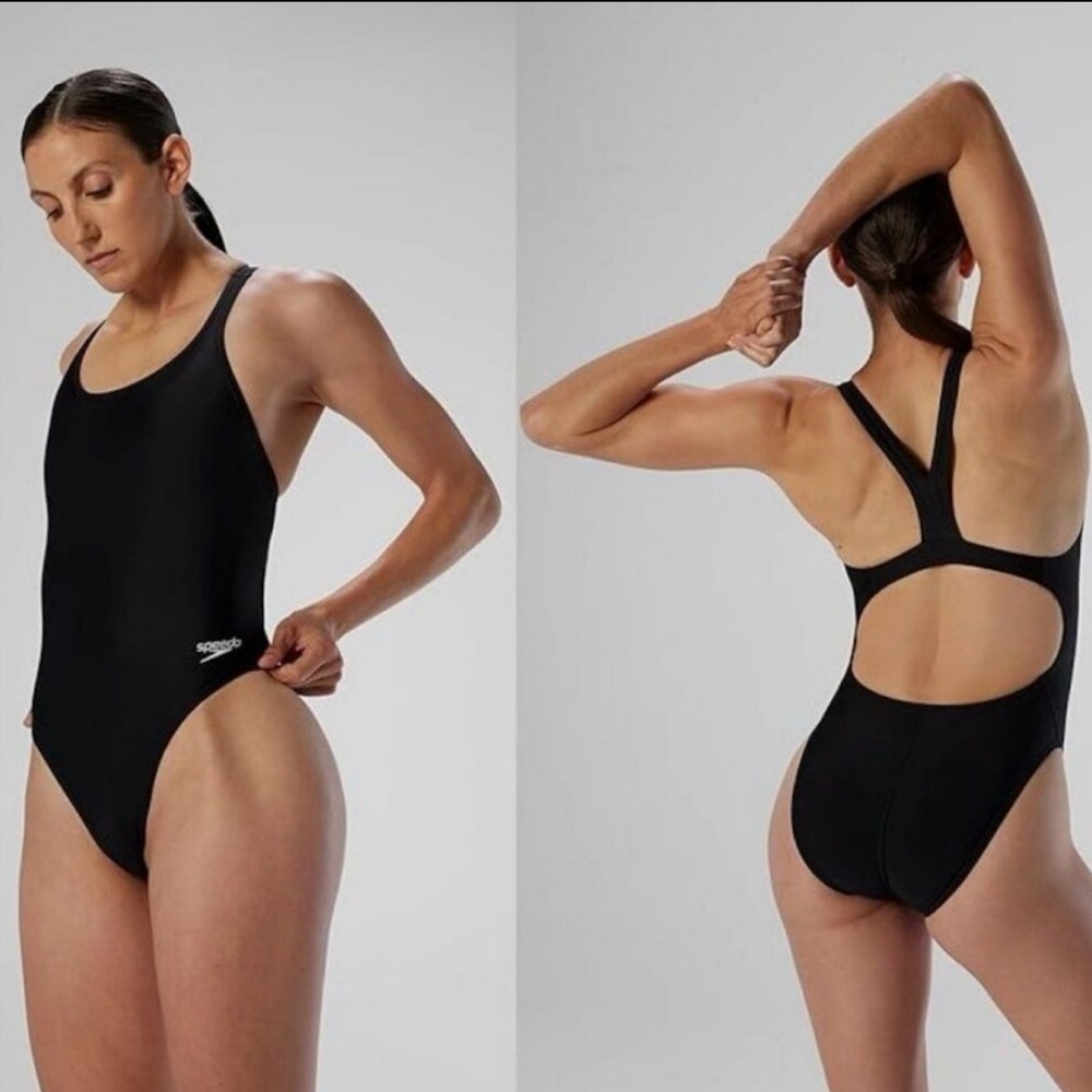 Speedo One Piece ProLT Super Pro Solid Swimsuit in Black